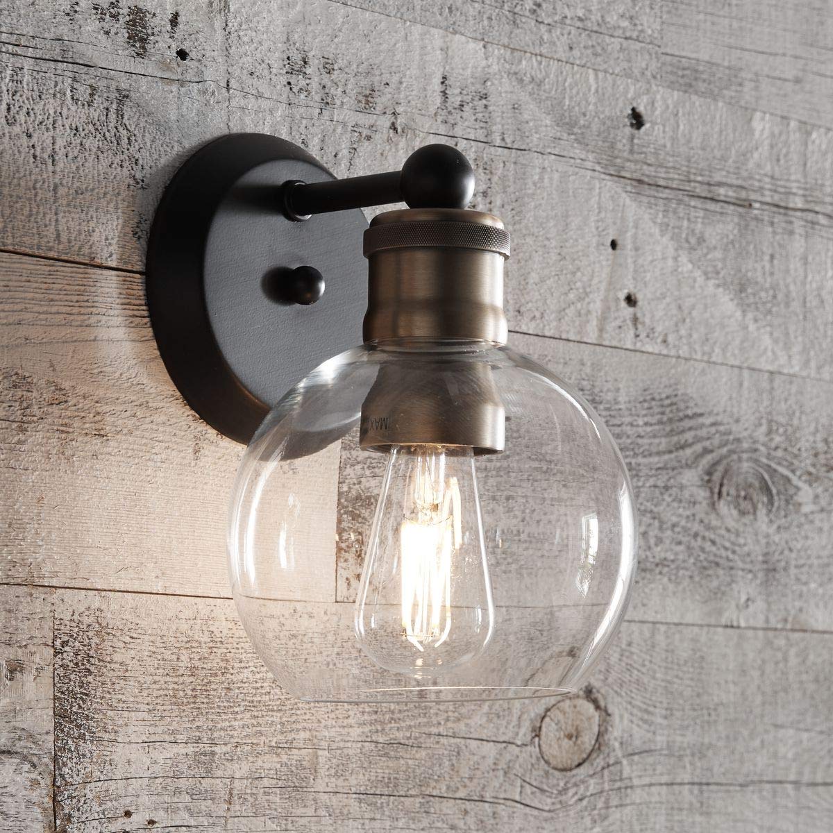 Progress Lighting P300049-020 Hansford Bath & Vanity, 1-Light, Antique Bronze