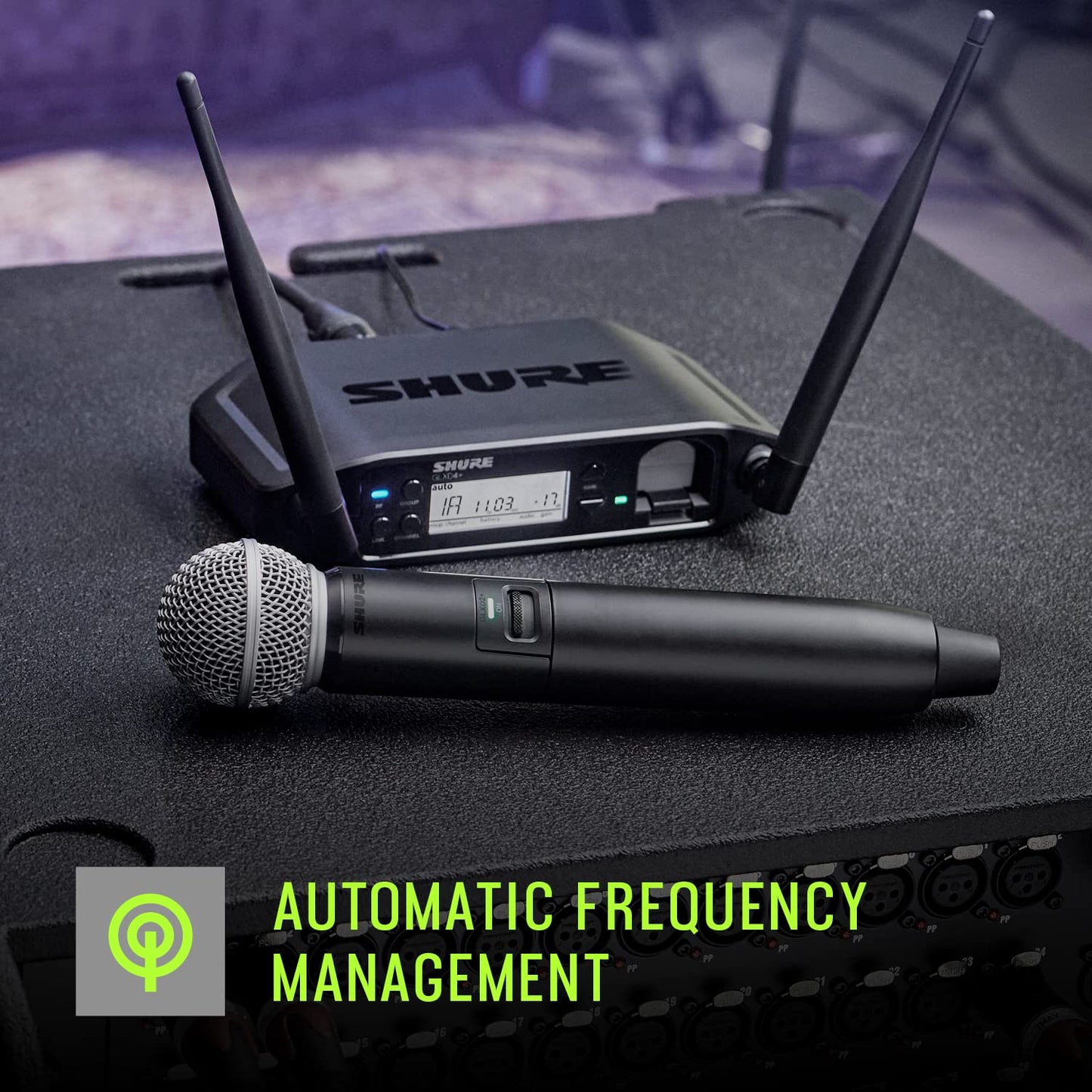 Shure GLX-D+ Dual Band Dual Band Omnidirectional 45-Degree Antenna (2.4 and 5.8GHz), for use with GLXD+ Dual Band Digital Wireless Systems