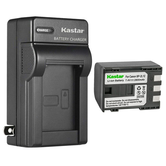 Kastar 1-Pack Battery and AC Wall Charger Replacement for Canon ZR900, ZR930, ZR950, ZR960, MD100, MD101, MD110, MD111, MD120, MD130, MD140, MD150