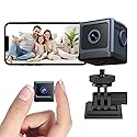 Vnmkp Home Camera HD Mini Indoor Camera Suitable for Home Office Security Elderly Baby and Pets (Video Only) Black