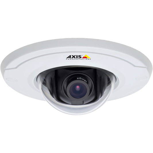 Axis Communications 0285-001 M3014 Fixed Dome Network Surveillance Camera - Color - 2.8Mm Lens - 1 MP - 1280 X 800, White