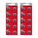 Toshiba LR1130 189 Battery 1.5V Alkaline (20 Batteries)