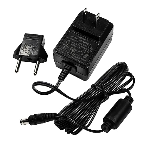 HQRP AC Adapter Works with Line 6 DC-1G XDS-Plus XDR 95, Relay G30 G50 G55 G90, XDV70 XDV55 XDV35 XDV30 XDV30L XDV30HS Microphone System RX212 RXT06…