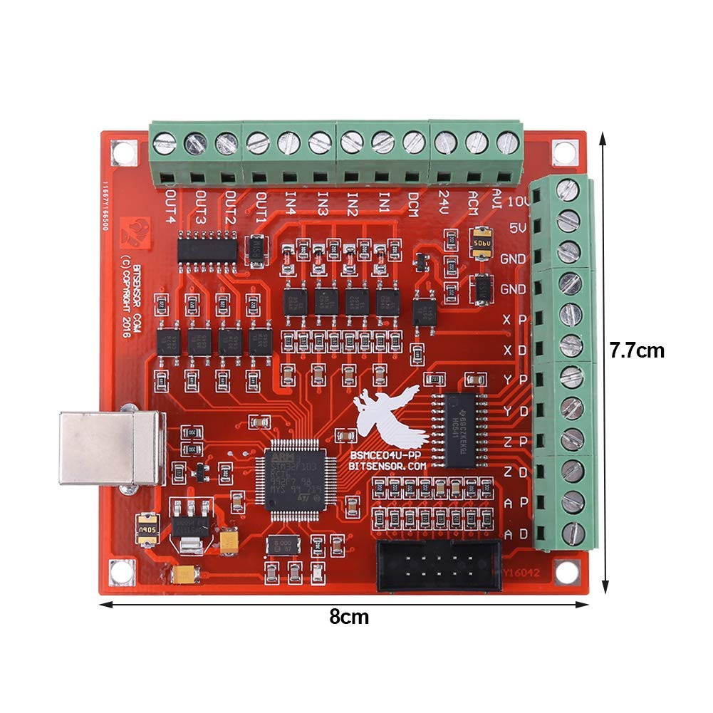 Keenso USB Motion Control Card Flying Card 4 Axis Motion Controller Card Board for CNC Engraving