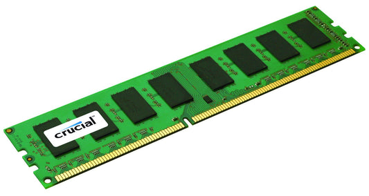 Crucial 4GB Single DDR3 1600 MT/s (PC3-12800) CL11 Unbuffered ECC UDIMM 240-Pin 1.35V/1.5V Server Memory CT51272BD160B
