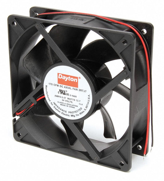 DAYTON 2RTJ7 170CFM, 24VDC.57AMP, 13.7WATTS, AXIAL Fan