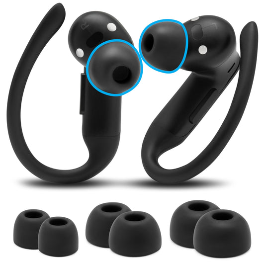 WC TipZ Powerbeats Pro 2 - Memory Foam Ear Tips Compatible with Beats Powerbeats Pro 2 by Wicked Cushions | Enhanced Comfort, Secure Fit & Noise