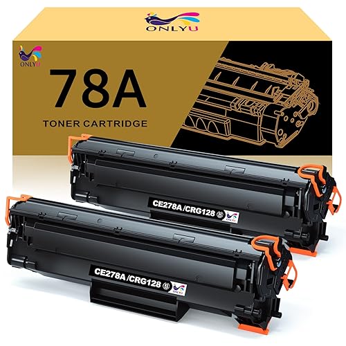 ONLYU 78A Toner Cartridge - Black, 2-Pack - Compatible with HP LaserJet 1536dnf, P1606dn, M1536dnf Printers