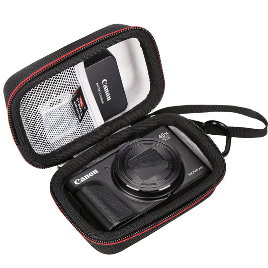 FBLFOBELI EVA Hard Travel Carrying Case for Canon PowerShot SX740/ SX730/ SX720/ SX620/ G7X Digital Camera, Shockproof Compact Storage Bag (Case Only)