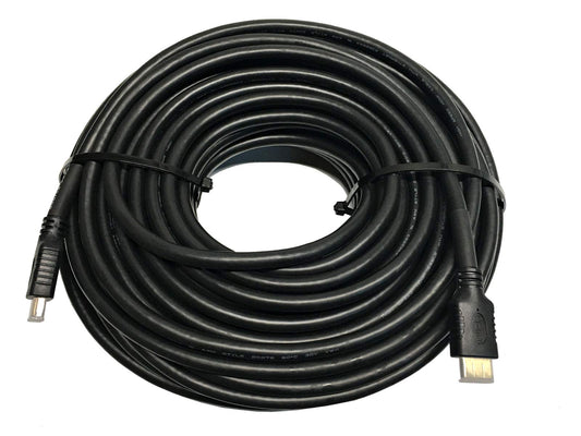 AYA HDMI Cable 1080P Ultra HDMI Cable 2.0V with Signal Booster CL3 Rated for in-Wall Installation Support 4K, 3D, Ethernet (75Ft)