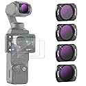 NEEWER Magnetic ND/PL Filter Set Compatible with DJI Osmo Pocket 3 Creator Combo Accessories, Action Camera 4 Pack ND8/PL ND16/PL ND32/PL ND64/PL