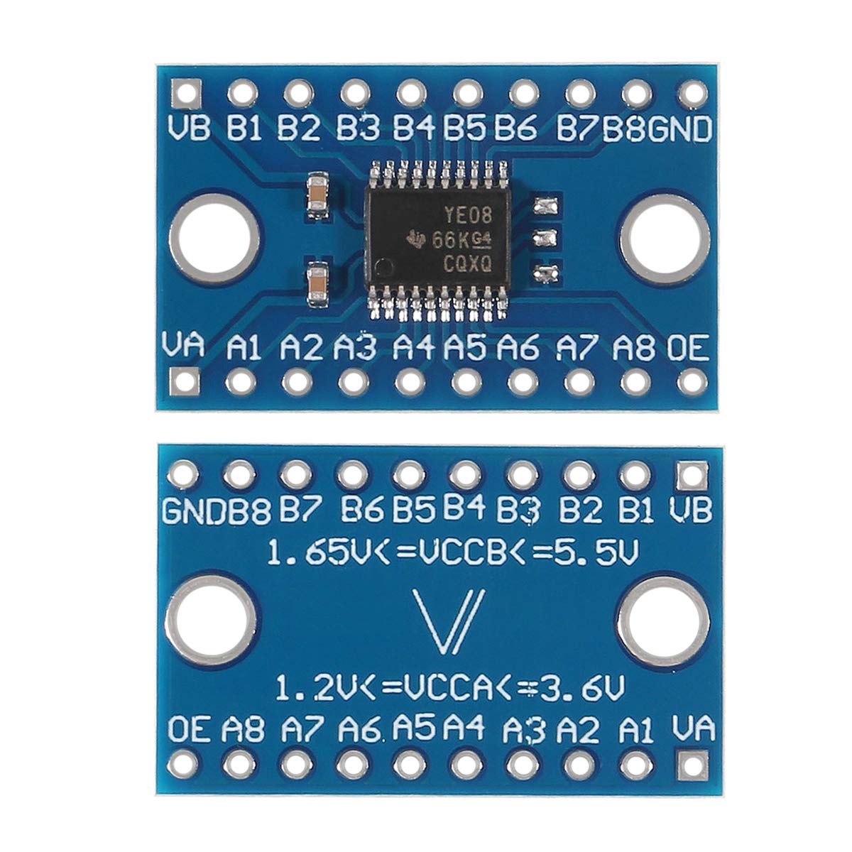 Dorhea 10PCS TXS0108E 8 Channel Level Conversion Module High Speed Full Duplex 8 Way Bi-Directional Converter 8-Bit Logic Level Module Shifter 3.3V…