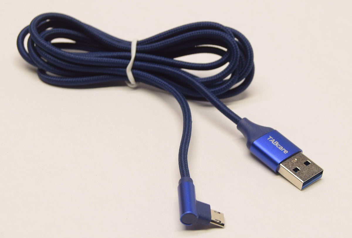 TABcare USB A to 90 Degree Right Angle & Left Angle Reversible Micro USB Cable 5Ft 1.5M