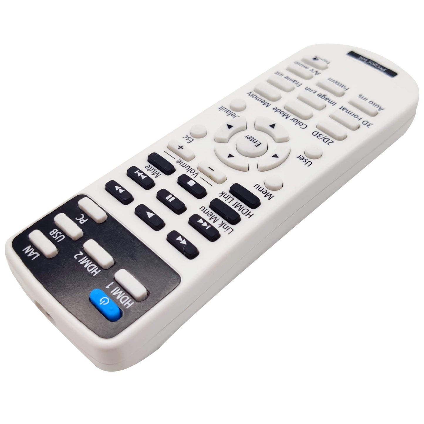Leankle Remote Controller 2181830 for Epson Projectors EH-TW5400, EH-TW5600, EH-TW5650, H850B, H850C, H851A, H851B, H851C, H852A, H852B, H852C, Home