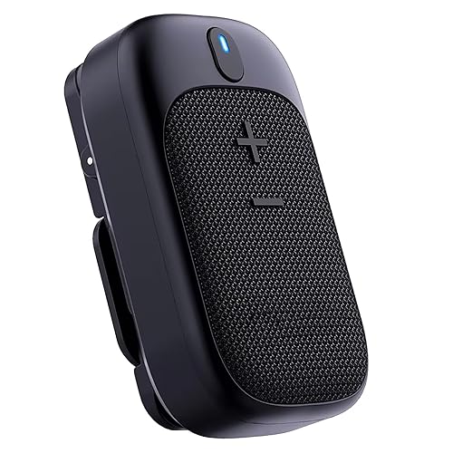 Tek Styz Portable Bluetooth Speaker Clip-On Compatible with Jeep 2018 Wrangler/Gladiator Wireless IPX5 Quick Stereo & Mic Setup Magnet Mount/ 18