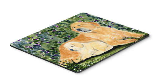 Caroline's Treasures SS8852MP "Golden Retriever Mouse Pad, Hot Pad or Trivet" for Home Office Gaming Working Computers Laptop Mouse Mat,Washable Large