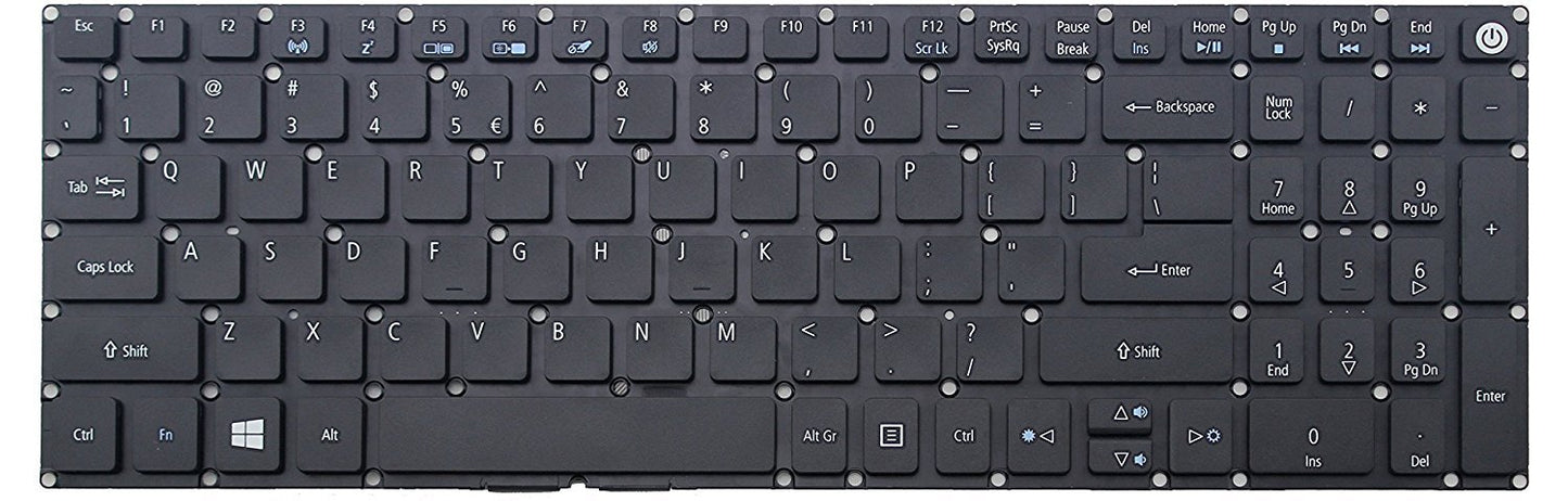 Original New for Acer Aspire ES1-572 ES1-523 ES1-533 ES1-524 US Black Keyboard