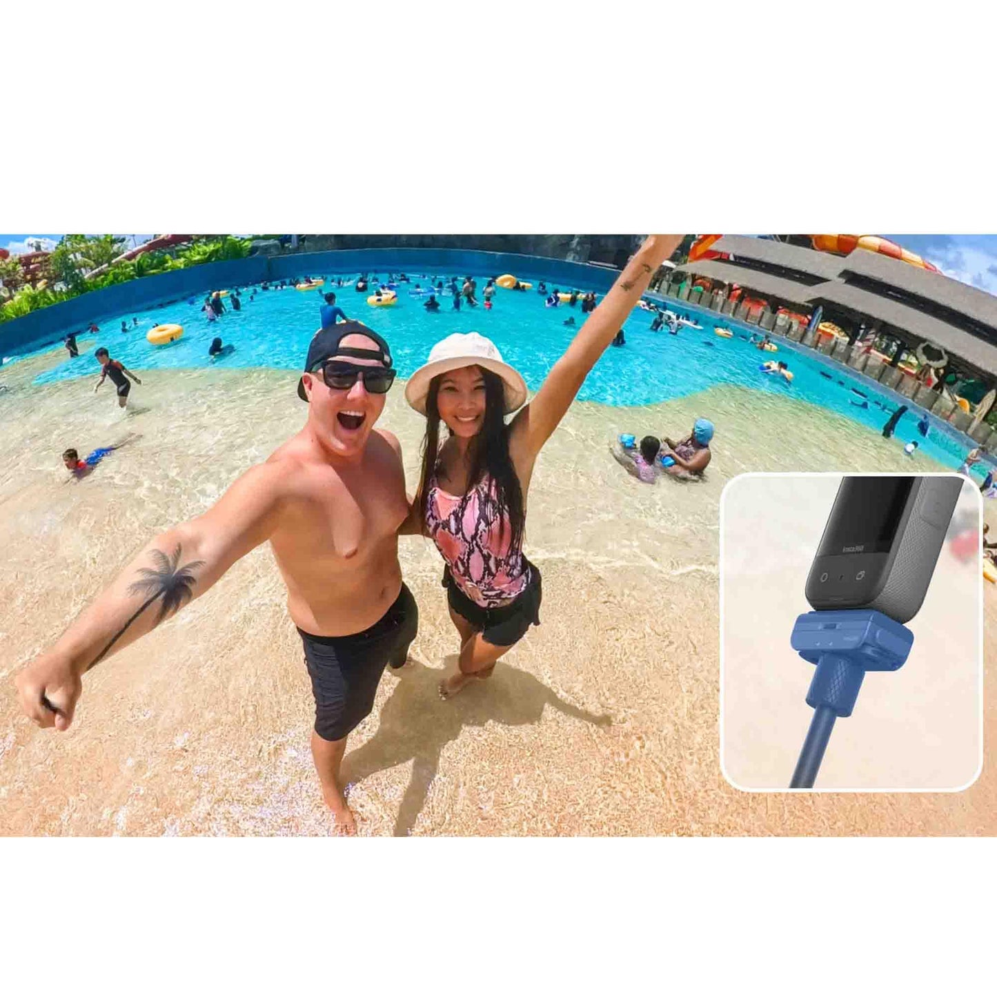 Insta360 Quick Release Mount 2.0(New Version), Compatiable X5/X4X4 AIR/X3/ONE RS/X/X2/ACE/ACE PRO/ACE PRO 2