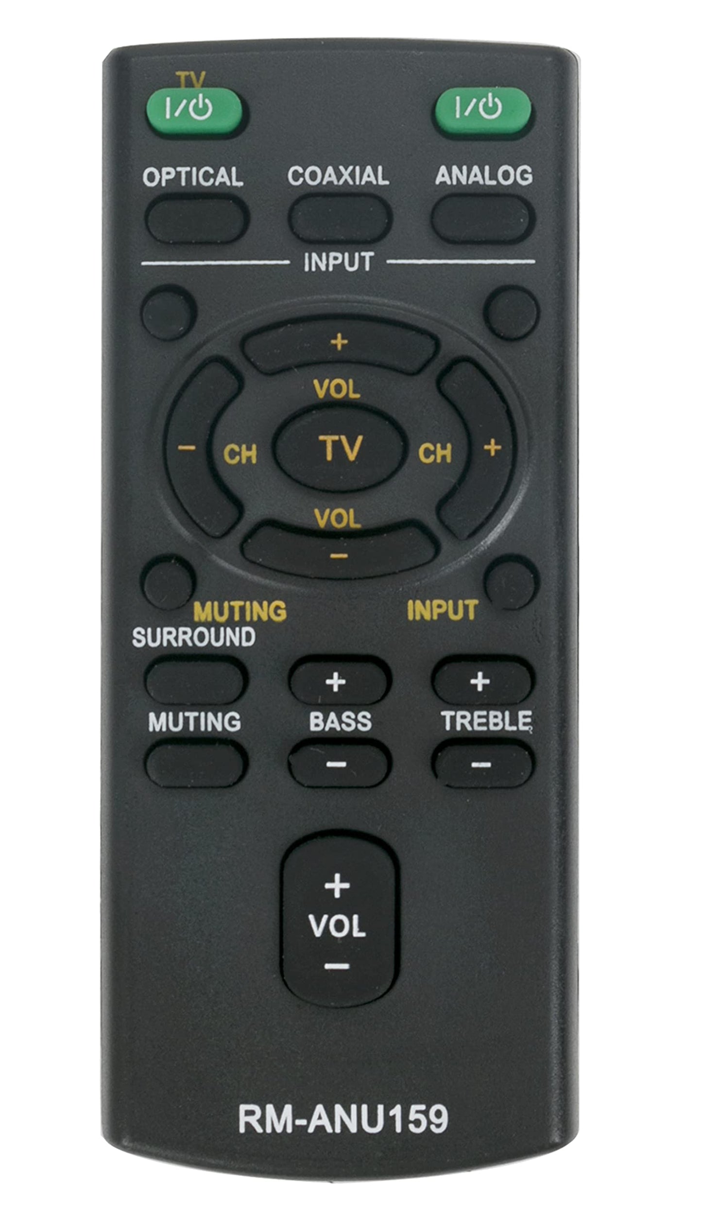 Replace RM-ANU159 Home Theater System Remote Control Fit for Sony Audio Soundbar SA-CT60 SACT60 HTCT60 HT-CT60,Sub Remote RM-ANU160