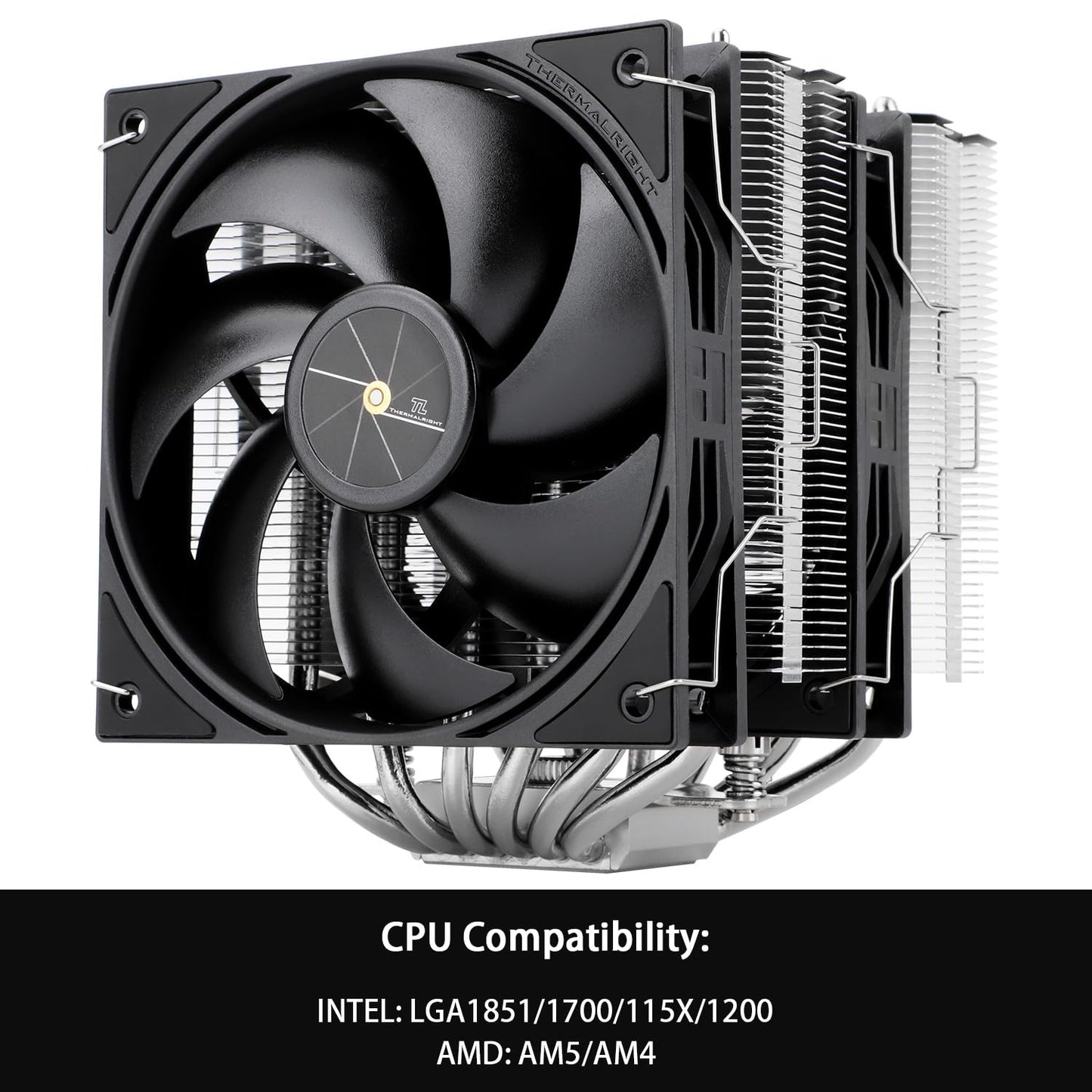 Thermalright Peerless Assassin 120 SE V3 CPU Cooler, 6-heatpipe AGHP Technology, Dual 120mm PWM Fans, 2000 RPM Speed, PA120SE 3rd Generation