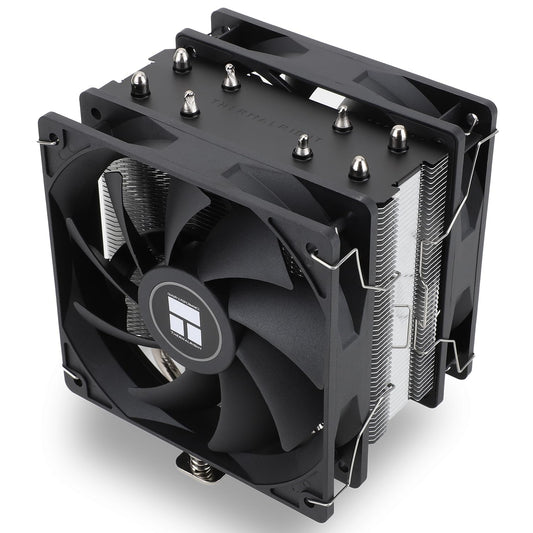 Thermalright Assassin X 120R SE Plus CPU Cooler, 4×6mm Heat Pipes, 1550RPM Speed 120mm PWM Quiet Fan CPU Cooler with S-FDB Bearing, for AMD AM4