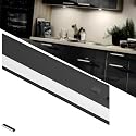 American Lighting LED Courant Plus Undercabinet Light 24 Inch 5CCT 90+ CRI 1200 Lumens with USB-A USB-C and 20A Receptacles Black Finish Title 24