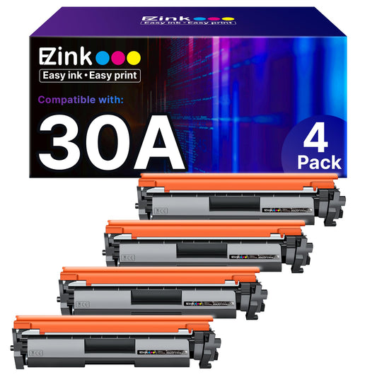 E-Z Ink 30A Toner Cartridge Black CF230A Replacement for HP 30A Black Toner Cartridge CF230A CF230X Compatible with M227fdw M203dw M227fdn M203dn