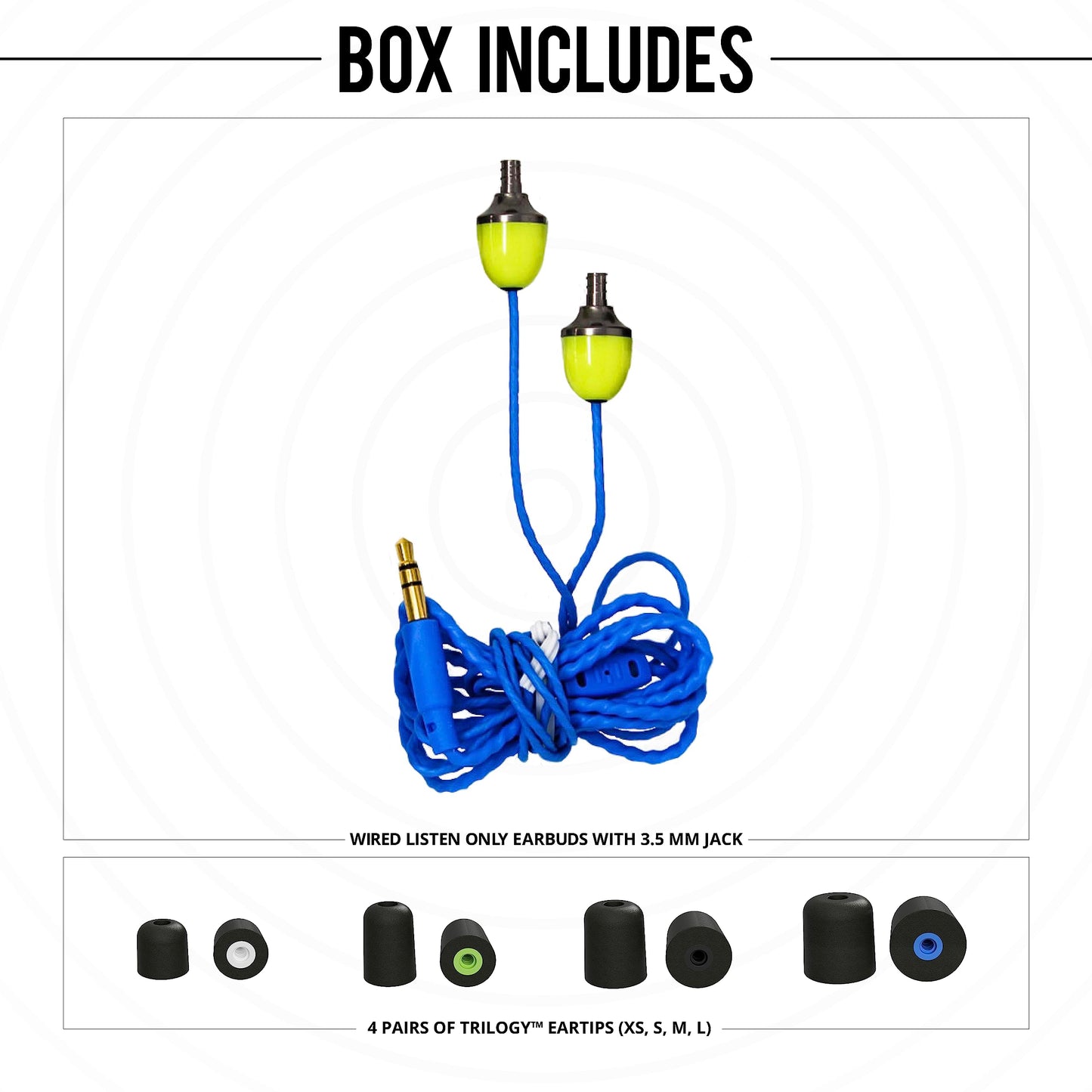 ISOtunes Wired Earplug Headphones, 29 NRR, IPX5 Waterproof, OSHA Compliant Noise Isolating Earbuds, Listen Only