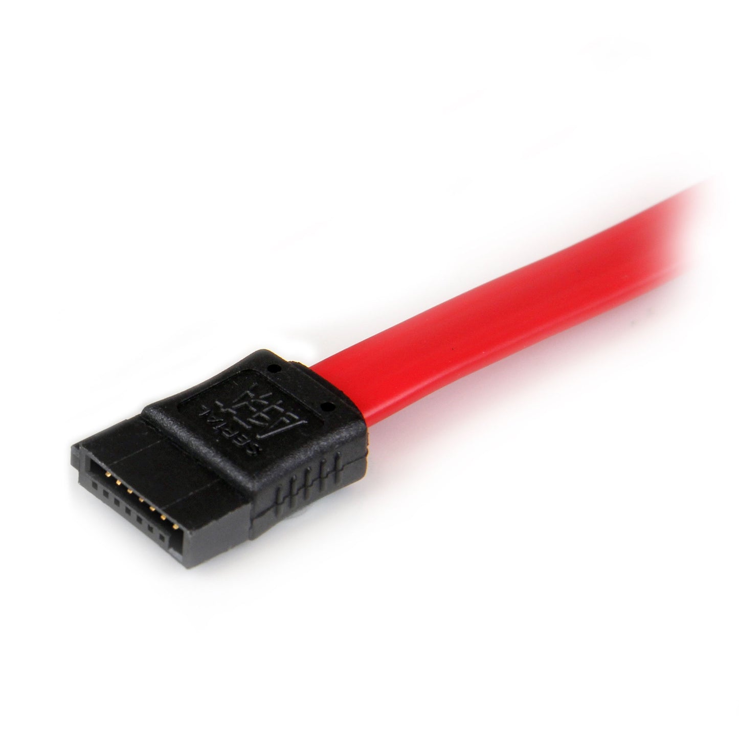 StarTech.com 0.3m SATA Extension Cable - 30cm 7 pin SATA Extension - 7 pin SATA Extension Cable - 7 pin SATA Extension cord, Red, 1 Count (Pack of 1)