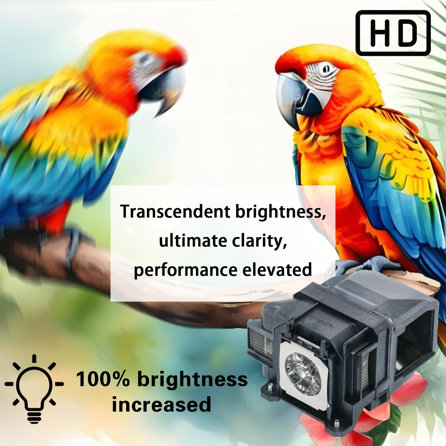 SRZOBYU V13H010L78 Replacement Projector Lamp Bulb for Epson ELPLP78 PowerLite Home Cinema 2000 2030 2040 2045 730HD 740HD EX7230 EX7235 EX5220 EX3220