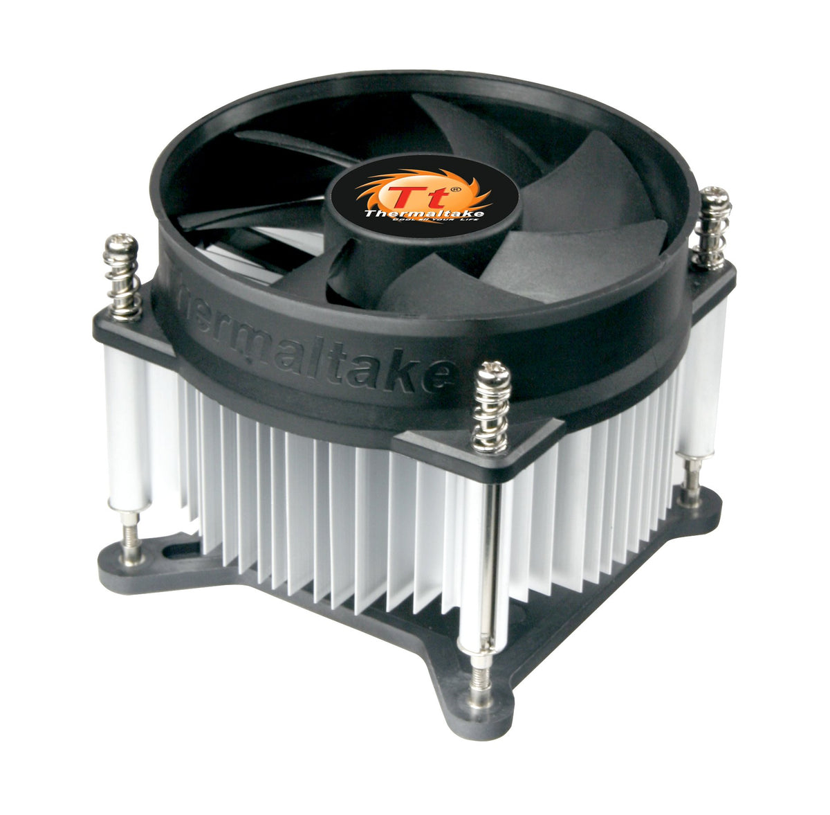 Thermaltake 7-bladed 92mm 4-Pins PWM Aluminum Extrusion CPU Cooling Fan for Intel Core i7/i5/i3 (Intel LGA 1200/1156/1155/1150/1151) CLP0556-B