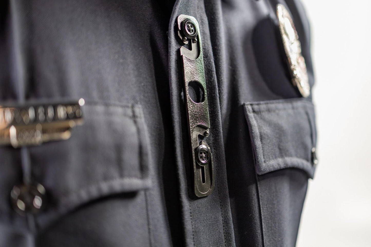 TMK2 - Two Button Tactical Mic Klip | Two-Way Radio Microphone Clip for First Responder Uniforms (TMK2)