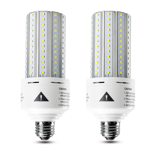 ZP 2 Pack Led Light Bulb 500W Equivalent 7500 Lumen 5000K E26/E27 Medium Base 60W led Bulb for Outdoor Indoor Lamp Area Garage Warehouse Workshop