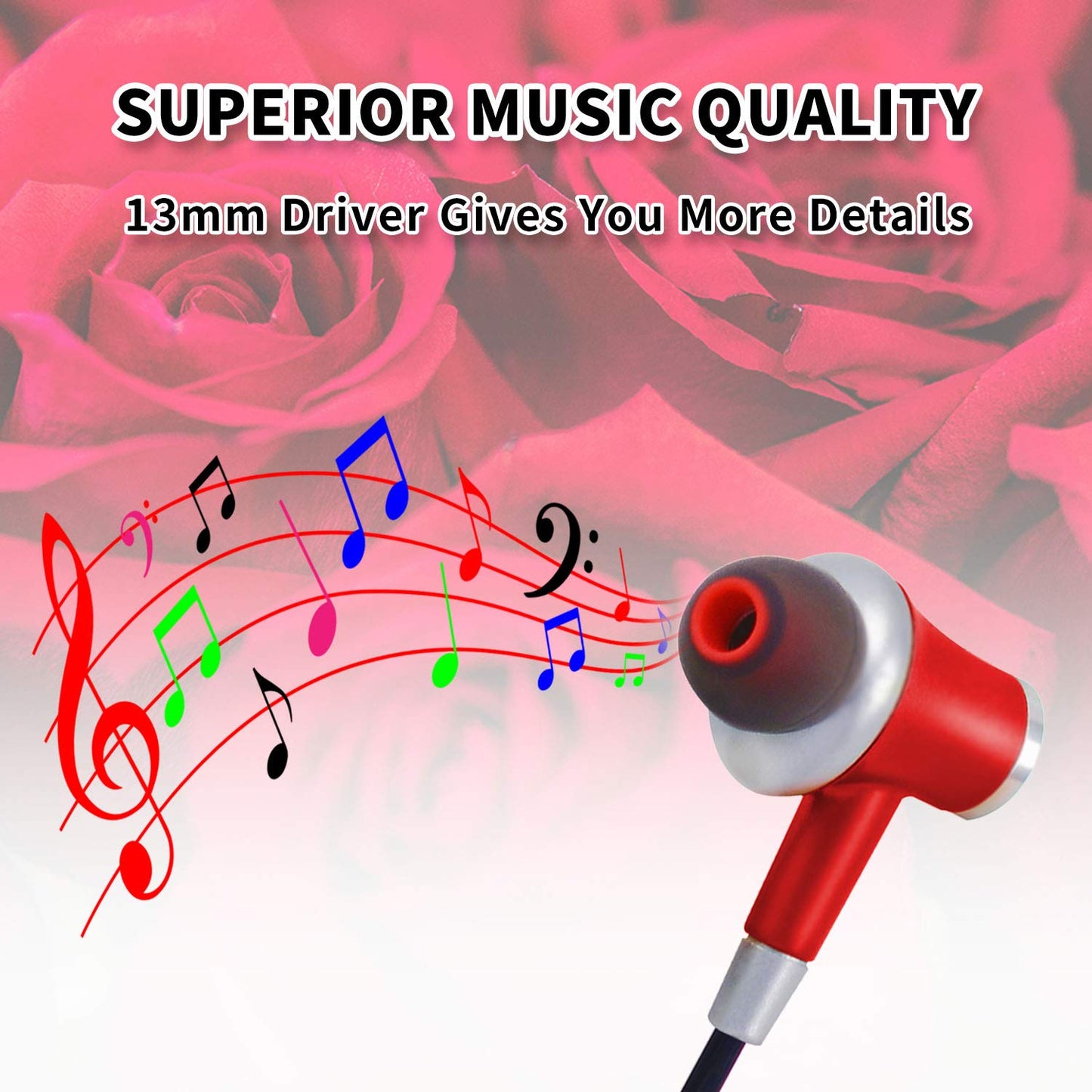 ALTEAM Wired in-Ear Headphones with in-Line Microphone, Noise Isolating Earphone, Lightweight, Powerful Bass Stereo Sound, ErgoFit Design Earbuds…