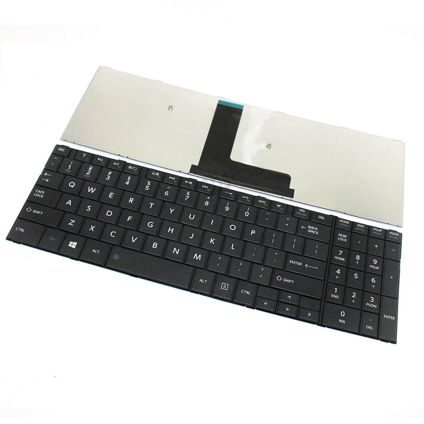 New US Black English Laptop Keyboard Replacement for Toshiba Satellite C55DT-B5128 C55DT-B5153 C55DT-B5205 C55DT-B5208 C55Dt-B5245 C55Dt-B5386