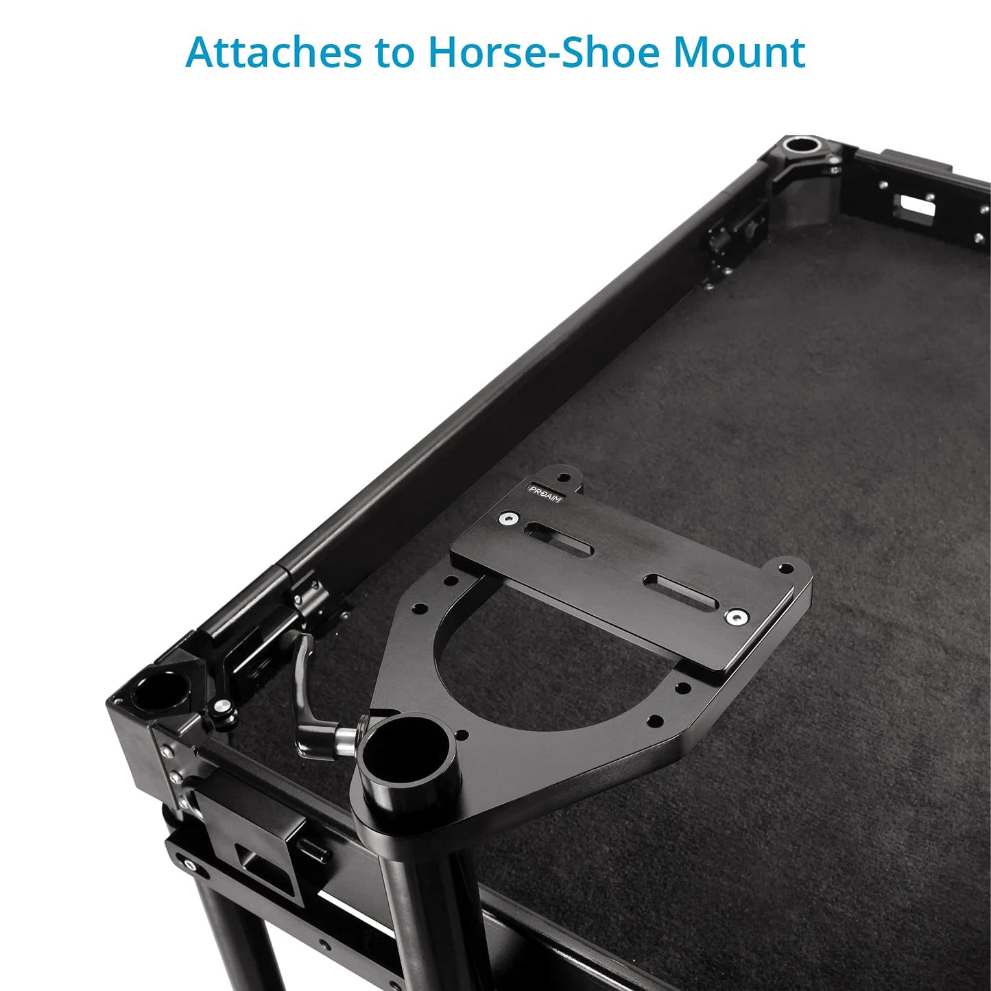 PROAIM Dovetail Mount Base Plate Camera Carts. Payload- 200kg/440lb. Sturdy Mounting for Camera, Gimbal & Sliders (P-DTP-01)