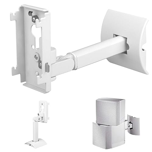 BestPartsCom Steel Wall Mount Ceiling Bracket Stand for UB-20 Series II Compatible with All Bose CineMate Lifestyle White