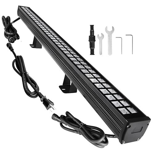 10x60' New Upgraded Wall Washer LED Lights, 72W 5000K Daylight Wall Wash Lighting, Linkable 120V LED Light Bar, IP65 Waterproof, 3.2ft/40