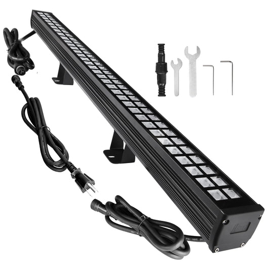10x60' New Upgraded Wall Washer LED Lights, 72W 5000K Daylight Wall Wash Lighting, Linkable 120V LED Light Bar, IP65 Waterproof, 3.2ft/40