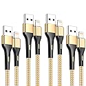 iPhone Charger 4Pack 10ft, [Apple MFi Certified] Lightning Cable 10 Foot Long iPhone Charger Cord Fast Charging Cable for iPhone 13 12 Pro Max Mini…