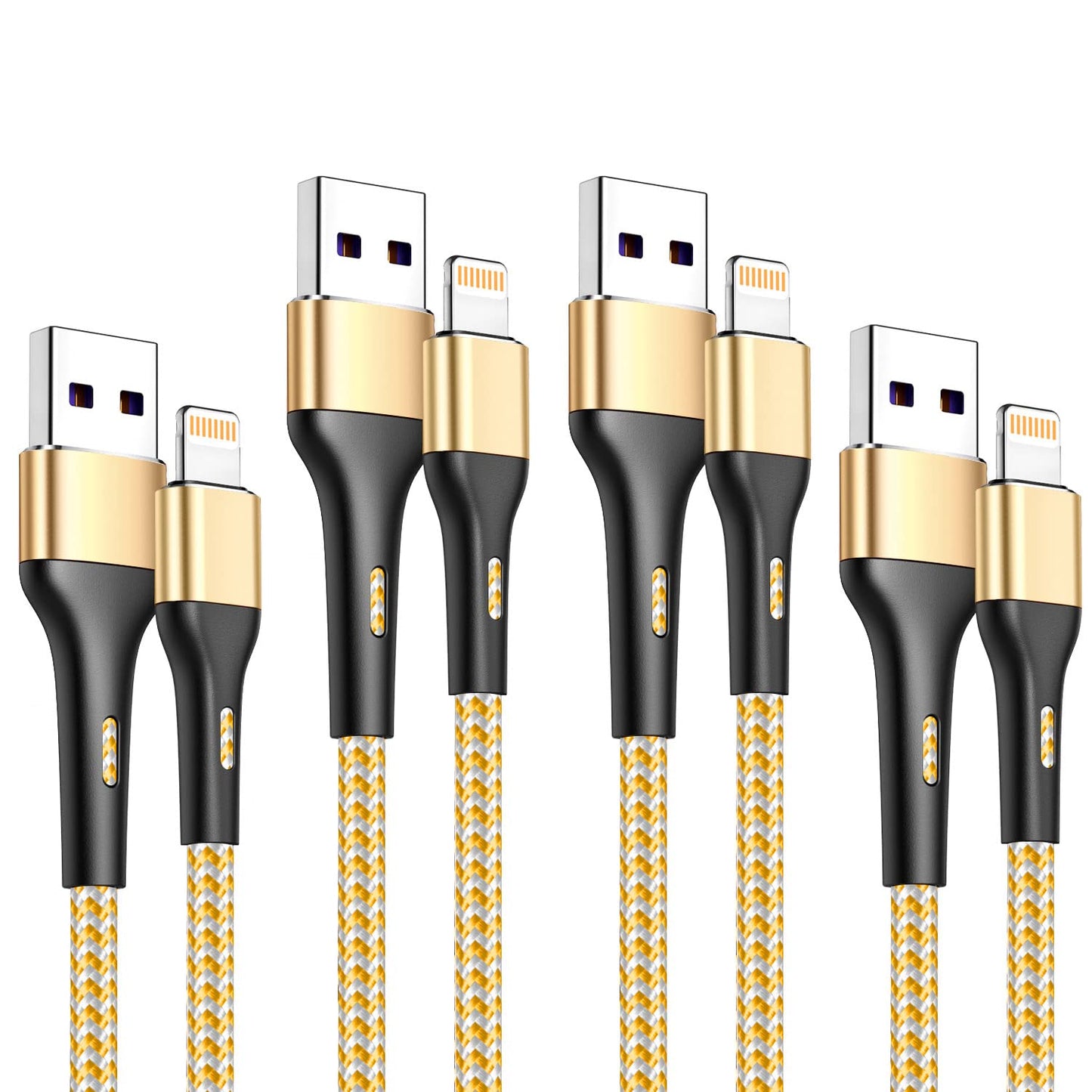 iPhone Charger 4Pack 10ft, [Apple MFi Certified] Lightning Cable 10 Foot Long iPhone Charger Cord Fast Charging Cable for iPhone 13 12 Pro Max Mini…