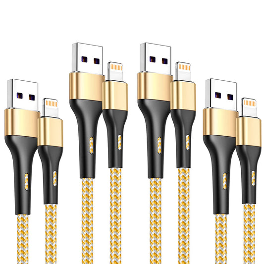 iPhone Charger 4Pack 10ft, [Apple MFi Certified] Lightning Cable 10 Foot Long iPhone Charger Cord Fast Charging Cable for iPhone 13 12 Pro Max Mini…