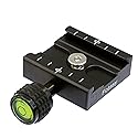 Fotasy 50 mm Arca Swiss Type Clamp, Quick Release Plate Clamp, QR Clamp, Arca Tripod Mount for Tripod Head Monohead, fits Arca Style Plate