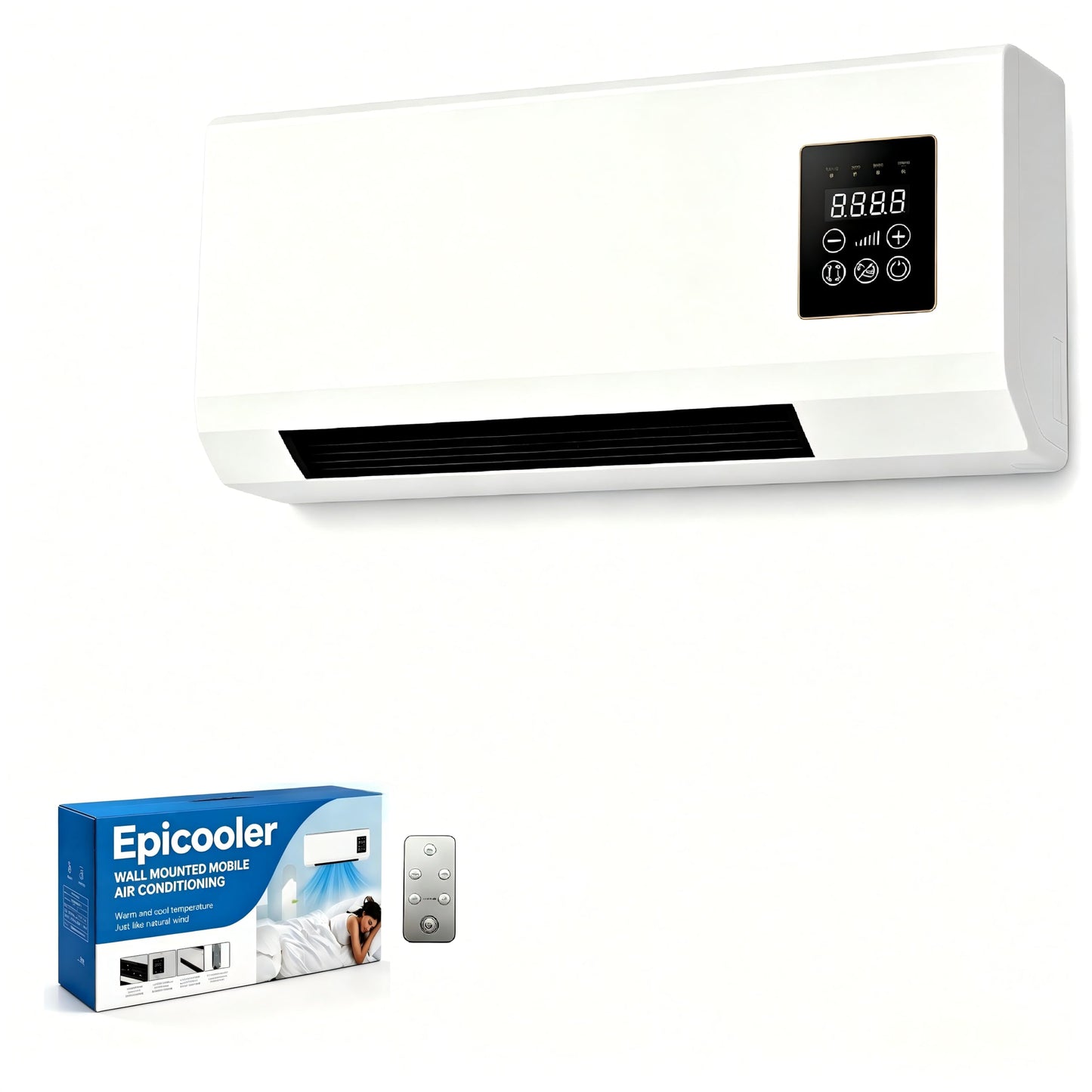 Epicooler Portable Fan, Natural & Warm Airflow, Remote Control