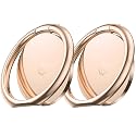 WixGear (2 Pack), Phone Ring Holder, Universal Magnetic Cell Phone Finger Holder with Kickstand Phone Holder for Hand, Phone Ring Grip Works