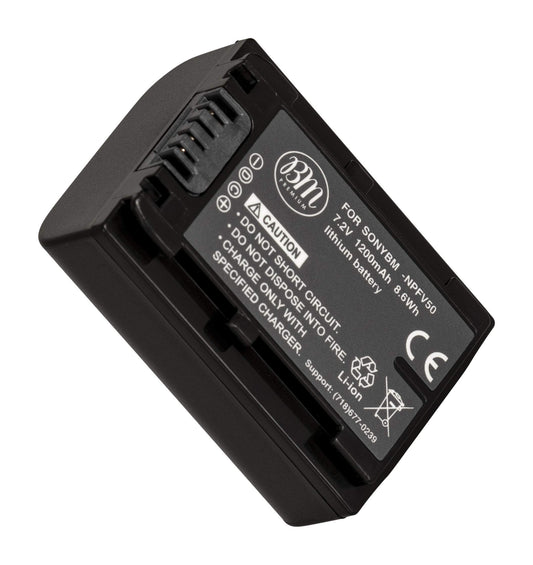 BM Premium NP-FV50 Battery for Sony DCR-SX45 DCR-SX65 DCR-SX83 DCR-SX85 HDR-CX105 HDR-CX110 HDR-CX115 HDR-CX130 HDR-CX150 HDR-CX155 HDR-CX160