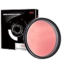 FOTGA 67mm Six-in-One Adjustable Variable Infrared Filter IR Pass X-Ray Lens Filter 530nm to 650nm 680nm 720nm 750nm Lens Filter for DSLR Camera