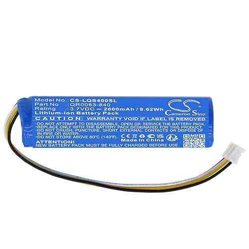 DRAWBELL Battery for Qolsys IQ Panel 4,IQP4005,IQ Panel 4 PowerG…