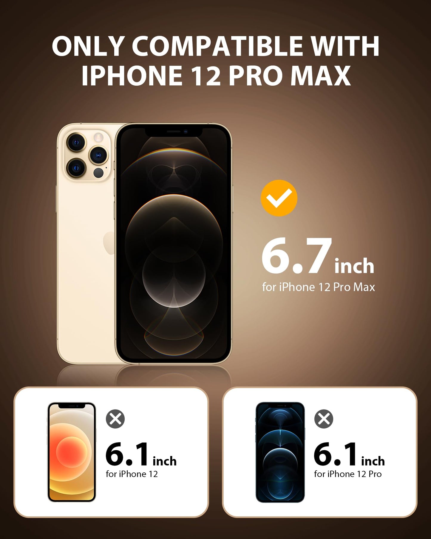 PDDKISS Compatible for iPhone 12 Pro Max Privacy Screen Protector 6.7 Inch, Purple Gradient Colorful Anti Spy Anti Blue Light HD Screen Protector