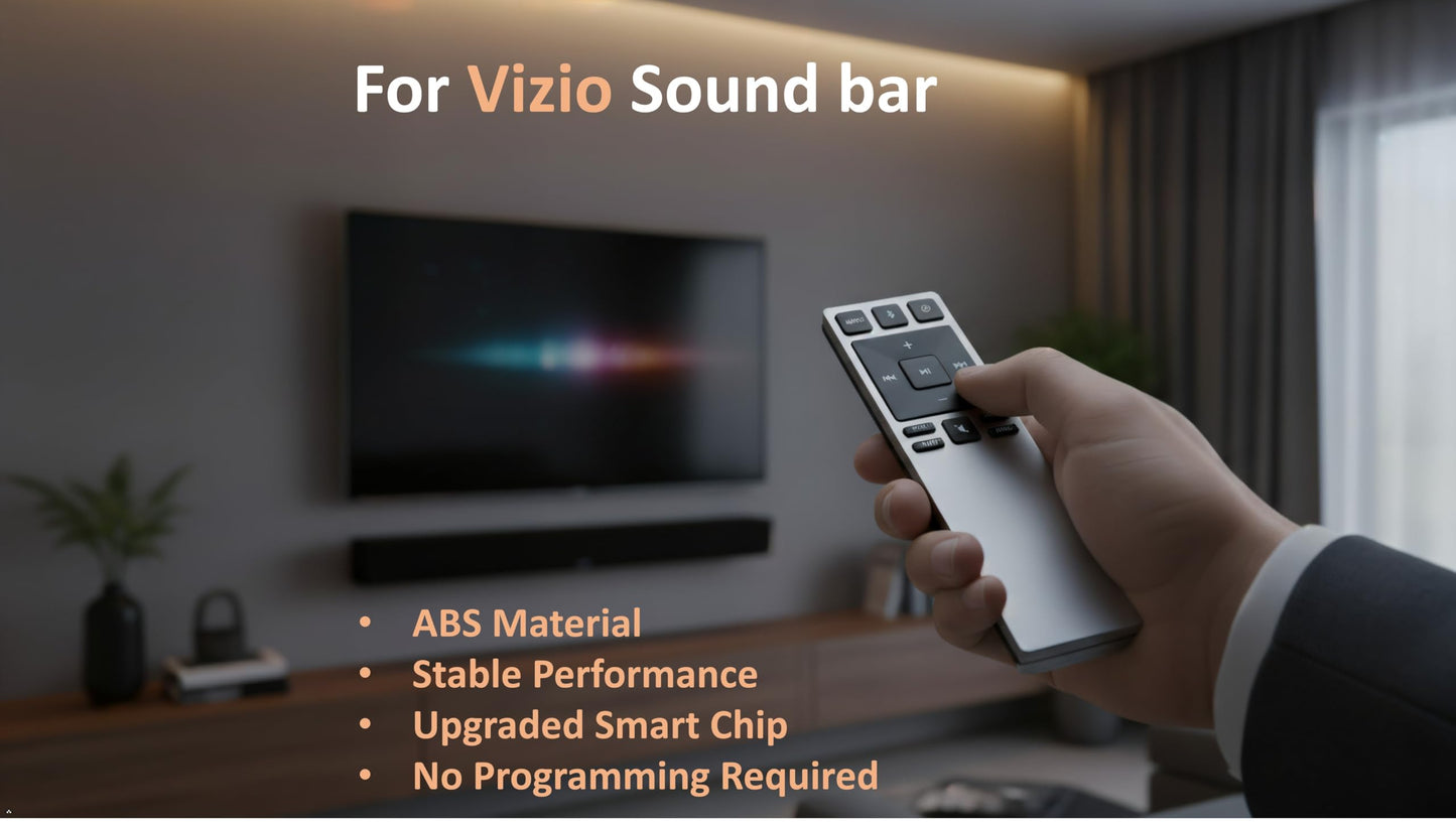 for Vizio Soundbar Remotes, XRS321 Soundbar Remote Control for Vizio Home Theatre S2920W-C0, S2920W-C0R, S3820W-C0, S3821W-C0, S3821W-C0R